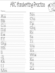 These worksheets help your kids learn to recognize and write letters in both lower and upper case. Aa Zz Word Worksheet Use For Quiz Kids Handwriting Practice Alphabet Writing Practice Writing Practice Worksheets