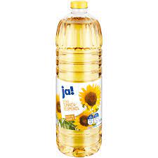 Uleiul de floarea soarelui este purificat, dar își pierde din gust şi miros. Ulei Floarea Soarelui 1l Ja Kurt German Market