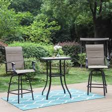 Ibf modern bar table set, wood and metal dining table set, industrial breakfast pub table, counter height table with 2 chairs stools for kitchen living room, rustic oak, 42 inch 4.8 out of 5 stars 31 $128.98 $ 128. Patio Bar Height Furniture Target