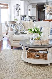 Spring Family Room Stonegable Farm House Living Room Cheap Home Decor Living Room Decor