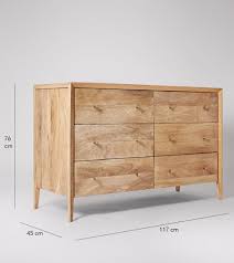 Valente Mid Century Modern Style Chest Of Drawers In Natural Mango Wood In 2020 Mango Wood Furniture Wood Chest Mango Wood