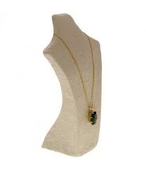 Buste Porte Collier En Papier Mache 28cm Presentoir Bracelet Porte Bijoux Bijoux Design