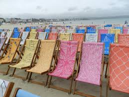 Weymouth Deck Chair Project An Artist Led Community Programme For Local People To Design A Deck Chair On Themes Such As Ar Deck Chairs Beach Art Projects Deck