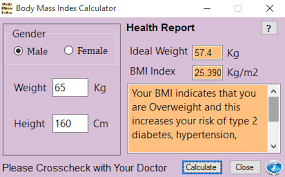 It is calculated from the ratio of body weight in kilograms and height in metres squared. 50 Best Free Bmi Calculator For Windows
