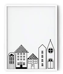 This game can also be played at home, with two or more people. Buy Grey Outline Minimal Houses In A Row Framed Poster For Kids Room Baby Rooms Bed Room Living Room Or Home Poster With Black Or White Frame And Glass 12x16 Inch White