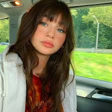 Minimalist and light wispy bang texturized wispy thin bangs wispy bangs with natural texture Wispy Bangs Haircut How To Cut Your Own Hair Ecemella