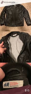 H M Boys Leather Jacket Excellent Condition Thin Lining Size 5 6 Years H M Jackets Coats Boys Leather Jacket Leather Jacket Jackets