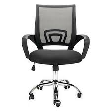Ergonomic Swivel Mid Back Computer Office Desk Mesh Chair Heavy Duty Metal Base Affilink Officechair In 2020 Swivel Office Chair Office Chair Mesh Office Chair Black