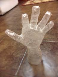 A Make Per Day Project 157 Packing Tape Ghost Hand