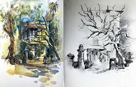 Flora Fountain | Sketch Away: Travels ...