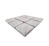 Granite Cobblestones Flamed White m2