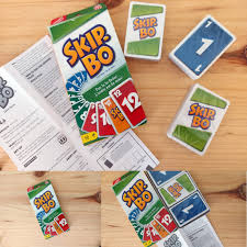 The number of cards dealt is determined by how many players are playing: Mattel Games Skip Bo Momtalk