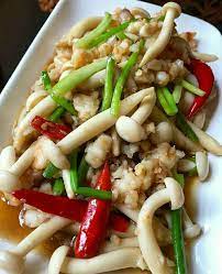 ผ ดเห ดเเซ บๆ อาหารคล น ส ตรอาหาร