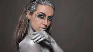 Silver Body To Paint Stock Video Footage