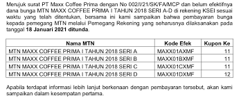 Apa hal yang terpenting yang harus kita capai. Maxx Coffee Milik Grup Lippo Tunda Bayar Bunga Mtn Ada Apa