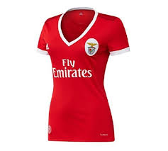 Ladies Women S S L Benfica Official Adidas Red Jersey 2017 2018 European Sizes Ebay Red Adidas Jersey Adidas