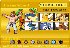 Pokemon is a game all about collecting, with the added bonus of a rich rpg environment. My Pokemon Heart Gold Trainer Card Fc By Shirouzumaki Fur Affinity Dot Net