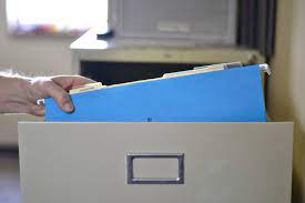 When you remove drawers, always start with the top drawer and move down to prevent tipping the cabinet. How To Remove A Hon File Cabinet Drawer Hunker Filing Cabinet Cabinet Drawers Drawers