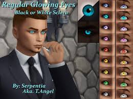 We wanted to determine if this was true and what measures we could take to control it without using mods. Sims 4 Regular Glowing Vampire Eyes Both Black And White Sclera Best Sims Mods