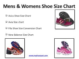 buy your favorite shoes by using shoe size conversion chart