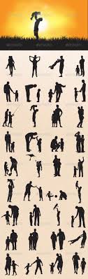 Father And Son Silhouettes Father Tattoos Daddy Tattoos Father Daughter Tattoos