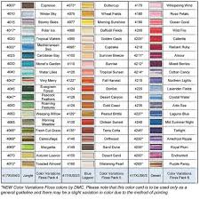 dmc colour variations 6 stranded thread range 60 colours