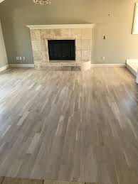Whitewashed Oak Floors Stained With Water Based Sealer We Love Them These Floors Were Originally Mo Engineered Wood Floors Vinyl Plank Flooring Vinyl Plank