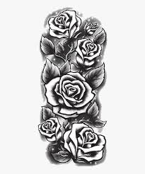 There is no purple rose but for the tattoo, every rose can. Ceiaxostickers Png Transparent Tumblr Aesthetic Grunge Rose Sleeve Tattoo Drawings Png Download Kindpng