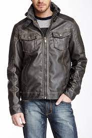 Hautelook X Ray Men Denim Faux Leather Jacket Fashion Obsession Mens Fashion Casual Chic Style