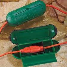 For Outdoor Lights On Fence Extension Cord Safety Seal Green 2 Pack H Ext 30 Christmas Light Installation Christmas Lights Outdoor Christmas Decorations