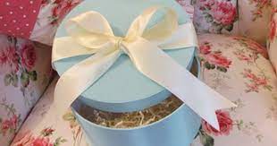 Pink And White Hatbox Parisian Inspired French Gift Box Love Is Scary Tiffany Blue Lara Jean Aesthetic