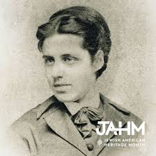 A poem by Sephardic Jew Emma Lazarus sits at the base of the Statue of  Liberty in NYC. Emma Lazarus (1849-1887), an internationally known poet and  essayist, helped create the role of