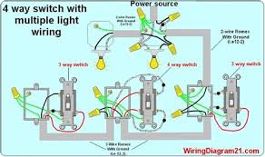 3 way switch wiring diagram for multiple lights. 2 Way Switch Wiring Diagram Multiple Lights