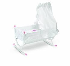 Corolle X0510 Culla A Dondolo Per Bambole 36 42 Cm Colore Bianco Culle Per Bambini Dondolo Bambole
