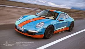 Image result for Gulf Blue 2025 Porsche