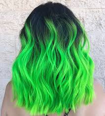 Salon Couture On Instagram Difficult Roads Often Lead To Beautiful Destinations Hairgoals In 2020 Funky Hair Colors Neon Green Hair Vivid Hair Color