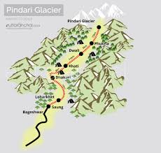 The centre is monitoring the situation in uttarakhand after the water level in the dhauliganga river increased suddenly following an avalanche, home minister amit shah said today. Pindari Glacier Map Tourist Map Of Pindari Glacier Uttarakhand