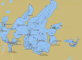 leech lake maps depth vegetation topography blog