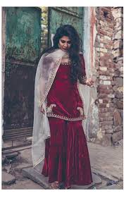 Nice Indian Dress Love It Inspiring Ladies Indian Outfits Indian Designer Wear Velvet Dress Designs
