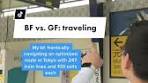 BF vs. GF: Traveling in Tokyo