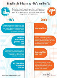 E Learning Design A Few Tips To Use Visuals Effectively Infographic Elearning Design Elearning Design Inspiration Instructional Design