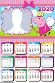 Subscribe for more fun new coloring videos everyday.have your imagination go wild and wide. Peppa Pig Free Printable 2020 Calendar Oh My Fiesta In English