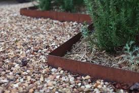 Steel Edging Provides A Modern Garden Border Metal Landscape Edging Metal Garden Edging Steel Garden Edging