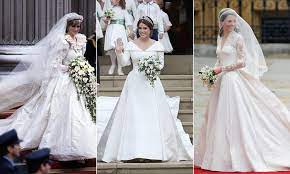 7 Most Expensive Royal Wedding Dresses In Order Of Price From Princess Eugenie To Princess Diana Hello Royal Wedding Gowns Royal Wedding Dress Princess Diana Wedding