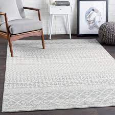 Black and white area rugs grey modern rug interior decor gray carpet. Kenmore Light Gray Medium Gray White Area Rug Reviews Allmodern