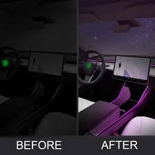 Tesla model 3 & y interior vinyl wrap (full kit) $139 $199. Model 3 Model Y Neon Tubes Rgb Interior Led Strip Lights With App Controller Amazon De Auto