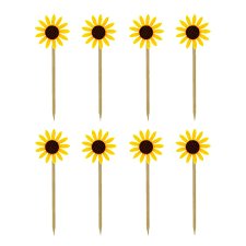 See more ideas about sunflower, sunflower garden, sunflowers and daisies. Hokpa Sunflower Cupcake Toppers Kid S Birthday Decorations Kids Gathering Diy Home Theme Party Food Fruit Cake Picks For Baby Shower Decor 24pcs Buy Online In French Polynesia At Desertcart