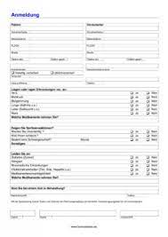 Ein anmeldeformular zu erstellen kann sich also für jeden lohnen, der etwas veranstaltet und einen „überblick darüber haben möchte, wie viele teilnehmer kommen wollen. Anmeldeformular Anamnese Pdf Vorlage Zum Ausdrucken