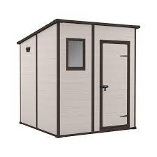 Sa double paroi vous permettra de garder votre matériel de jardin au sec et aéré. Keter Casetta Da Giardino In Resina Manor Pent 6x6 Beige Dadolo Com