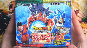 Maybe you would like to learn more about one of these? Dragon Ball Super Card Game Universal Onslaught Booster Box Unboxing Youtube